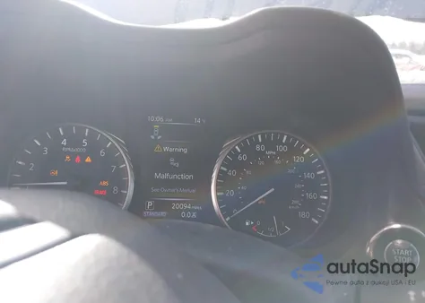 2022 Infiniti Q60 Red Sport 400 Awd from USA, damaged, VIN JN1FV7LL8NM680310